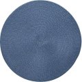 Салфетка сервировочная (плейсмат) Сasual line (синяя) d=38 см,4шт/уп