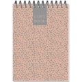 Блокнот А6,60л,точка,греб.верхн,обл.глянц.лам. Attache Fleur Коралл