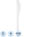 Нож одноразовый столовый белый ПП 160 мм 5750 шт/кор
