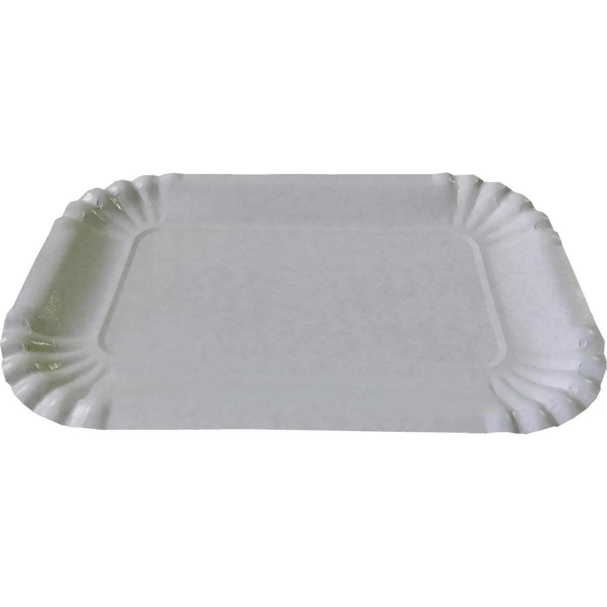 Тарелка одноразовая прямоуг. 13х20см, белая с ламинацией 1500шт/кор