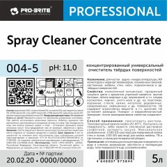 Профхим интерьер щелоч конц. очист поверхн Pro-Brite/SPRAY CLEANER Conc.,5л