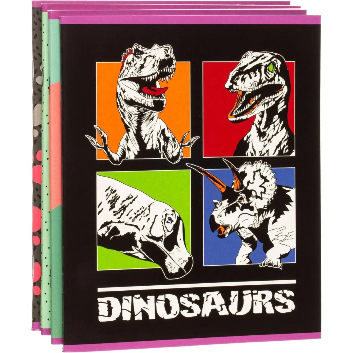 Тетрадь общая А5 48л с полями, клетка, микс в ассортименте, 40шт/уп