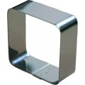 Форма для выпечки кондитерская Квадрат 6см h4см, s/s CRSQ1