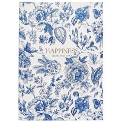 Ежедневник датированный 2026 IF 14х20см 176л, мягкий, Happiness I1732/blue