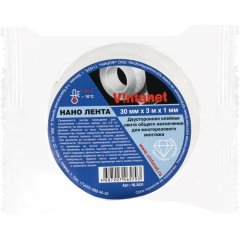 Клейкая лента двустор. Нано Vintanet, кристал.-прозрачная,30мм х 3м(NL3031)