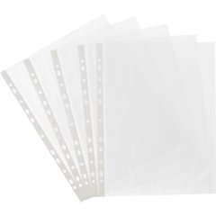 Файл-вкладыш А4 22-25мкм Выбор есть, гладкие, с перф, 100шт./уп