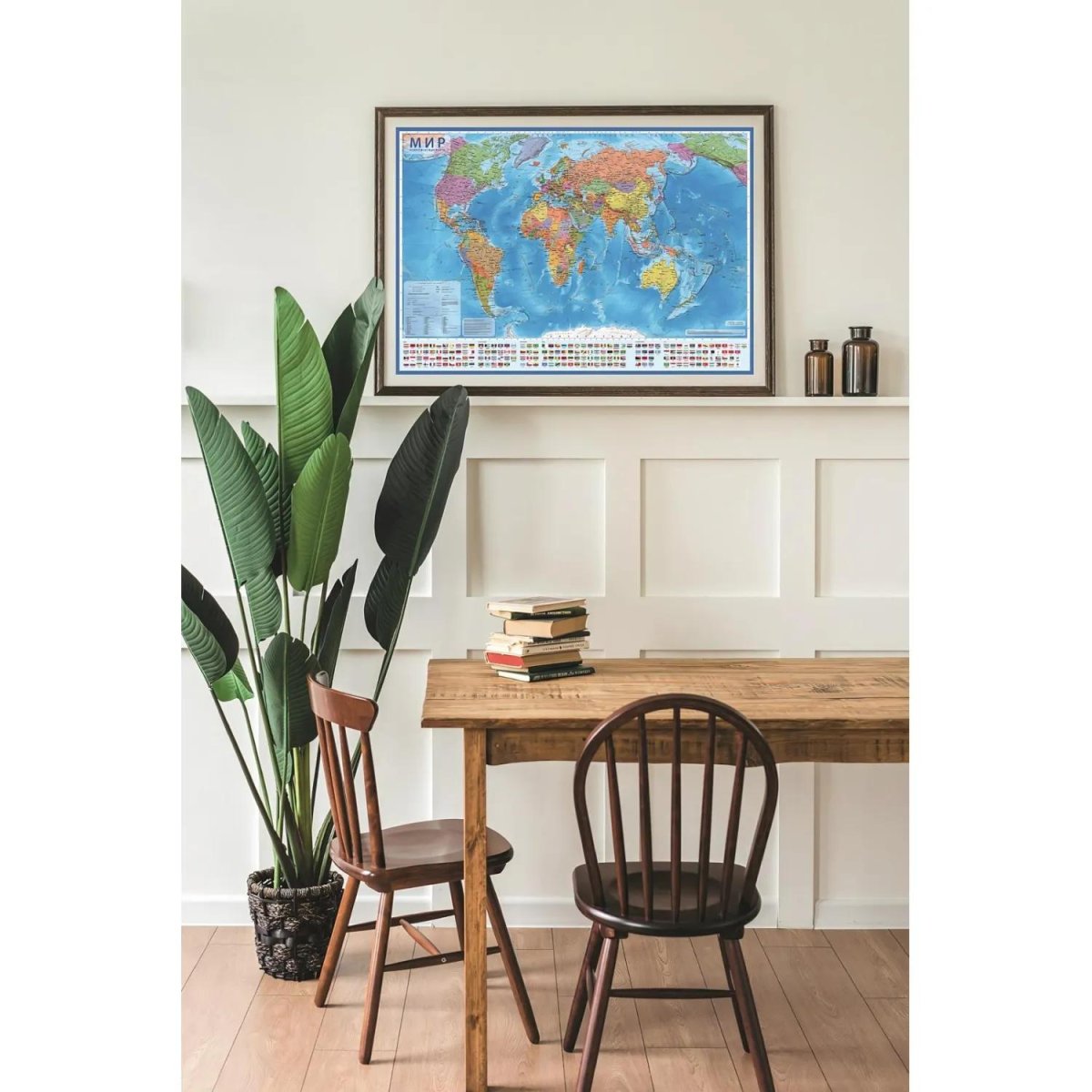 Карта настенная Мир политическая Globen, 1:32млн., 1010x700мм, ,КН040