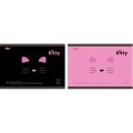 Альбом для рисования Комус Класс Kitty 32л спираль А4, УФ лак 2 шт/уп