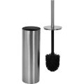 Ершик для унитаза Luscan закрытый с подст.,нержавеющ. сталь, серебристый