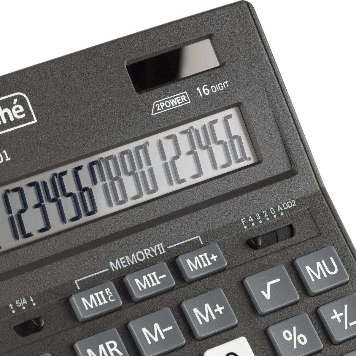 Калькулятор настольный Attache CDB1601-BK 16-разрядный черный 205x155x35 мм