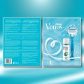 Подарочный набор Gillette Venus бритв Smooth и гел д/бр Satin Care 75мл жен