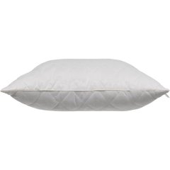 Подушка Luscan 70х70 см стеганная микрофибра/верблюжья шерсть, с кантом