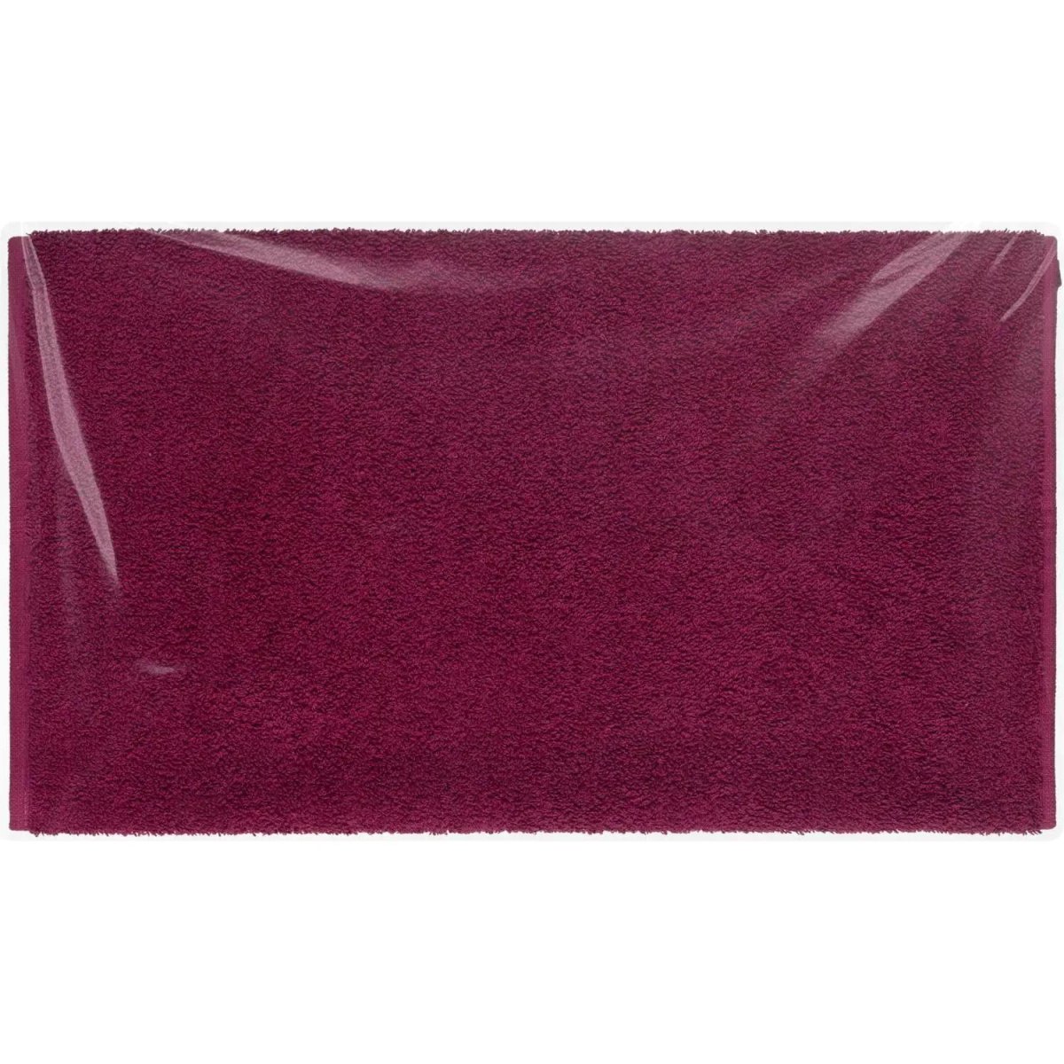 Набор полотенец махровых без бордюр 440 г/м2, 50х90 винный, 5шт