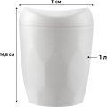 Контейнер для мусора Keeplex Light белый 1л_KL500310048