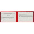 Удостоверение о проверке знаний пож.-технич.минимума,тверд.обл.бумв5шт/уп