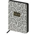Набор подарочный ежедневник недат. А5 B&W с ручкой,Вост.мотив, 3-743/02-5