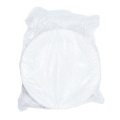 Тарелка одноразовая бум. 17см, белая, НМ-190 500шт/кор