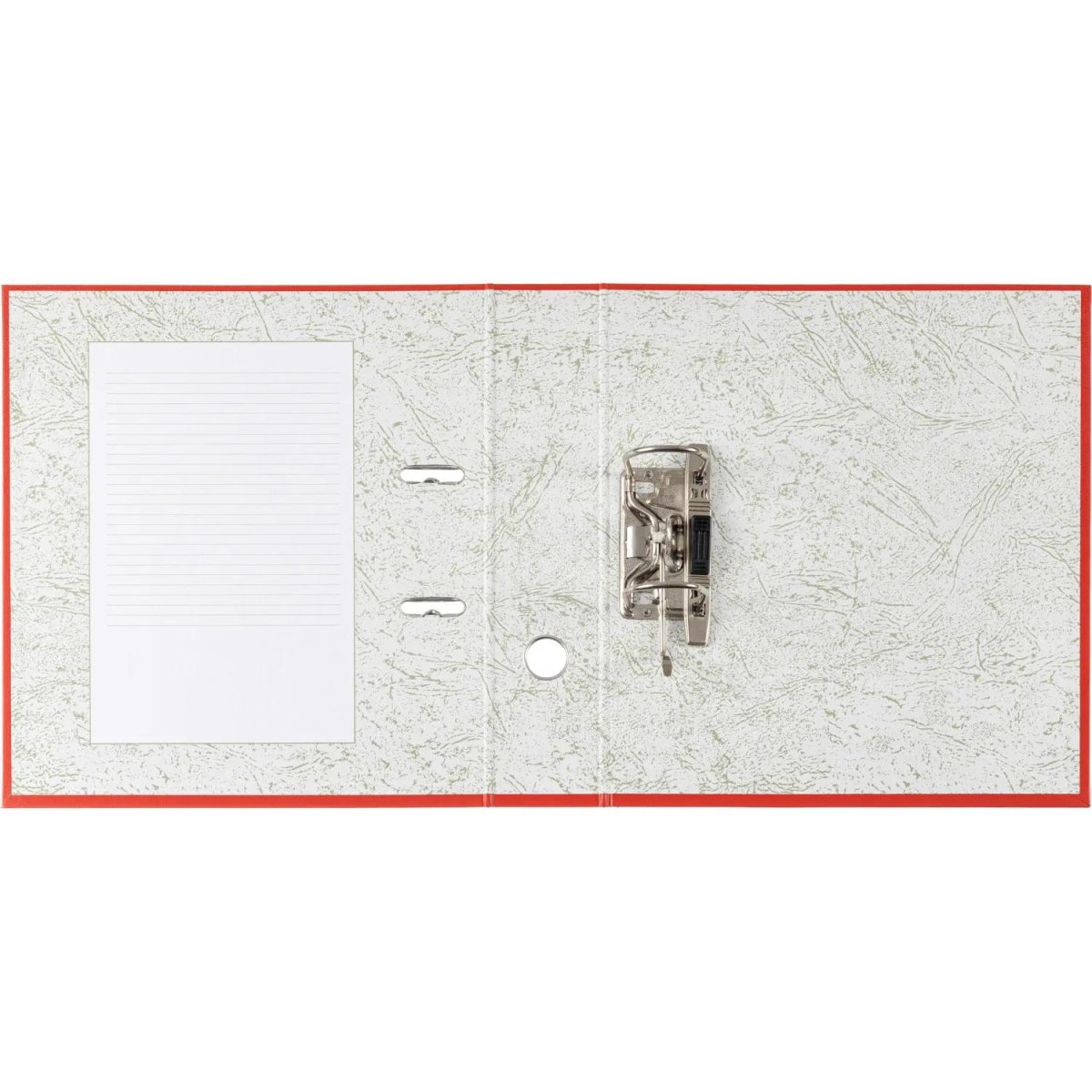 Папка-регистратор 75мм Attache А4, красная, РР/бумага, без мет. уголка