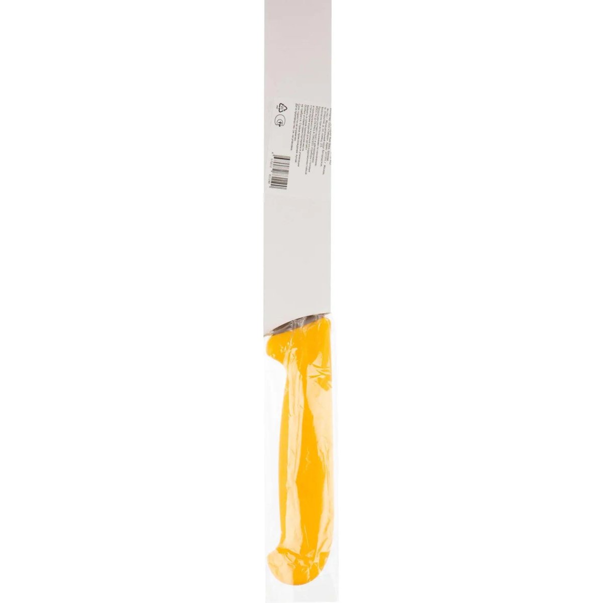 Нож разделочный  лез 150 мм  толщ 2 мм  3Cr13  жел пластиковая ручка