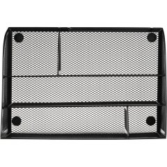 Подставка-органайзер д/канц.мелочей Комус 5отд мет сетка 255х180х105мм черн