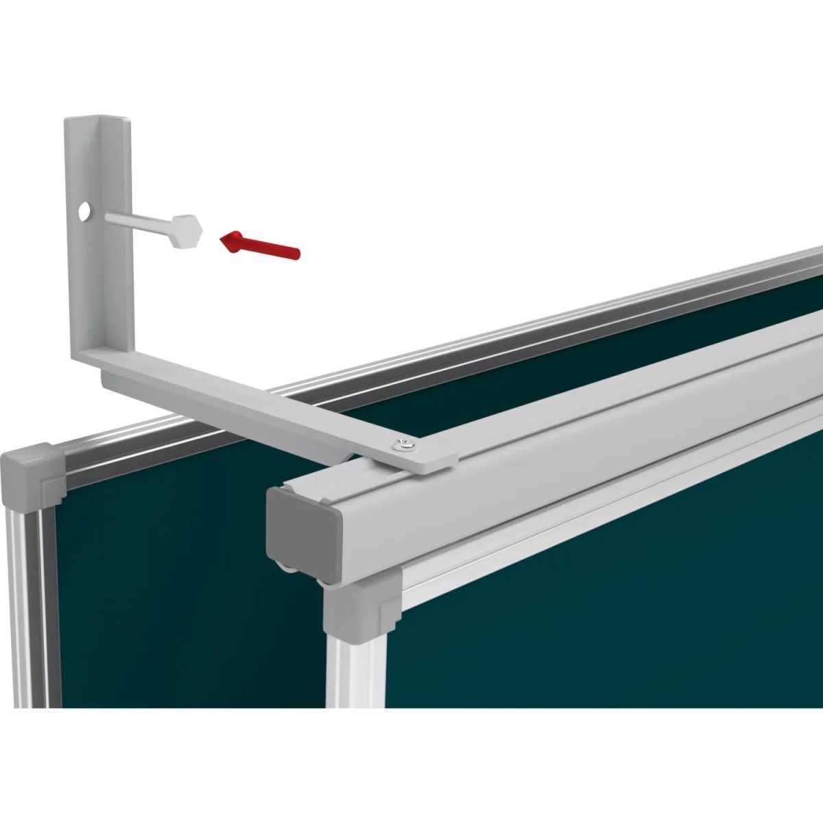 Доска раздв. магн.-мелов(линов)/маркер.Attache 100х300 4хсекц под инт.сист