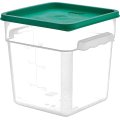 Контейнер для продуктов квадр.7,6л.22х22х23см.прозрач,76702