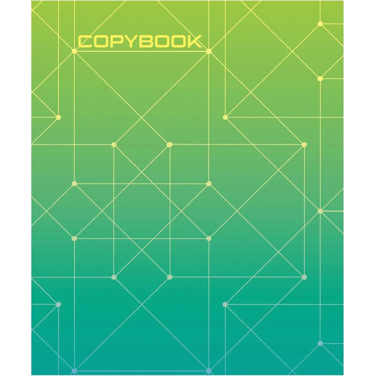 Тетрадь общая А5,48л,кл,скоб,блок-офсет-2 Attache Alpha син/зелен вассорт