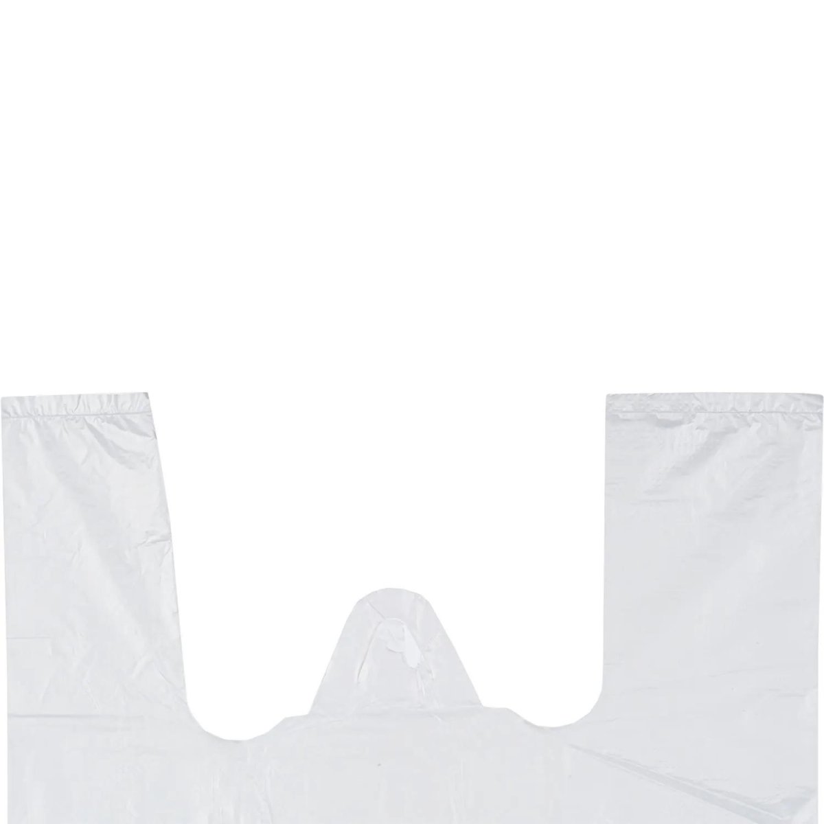 Пакет-майка ПНД 25+12х45 12мкм, белый 100 шт/уп