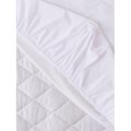 Наматрасник Luscan 90х200, махра, водонепроницаемый, чехольный, белый