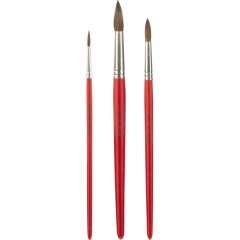 Набор кистей Классика цвета, 3 шт. ПОНИ (круглые № 2, 5, 8) 33С 2177-08