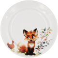 Тарелка мелкая диам. 175 мм Гладкий край Лисичка 25 шт/уп