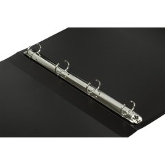 Папка на 4-х кольцах пласт. 16/25мм А4 ATTACHE черная