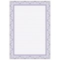 Сертификат-бумага А4  Attache фиолетовая рамка с водяными знаками, 50шт/уп
