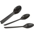 Ложка однораз.столовая ПП 173,5мм, черн., 1000шт/кор (4033Ч)