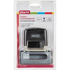 Штамп самонаборный Attache 1-4 стр. 48х18 8052