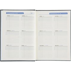 Ежедневник недатированный Attache Rain, А5, 160 л, черный