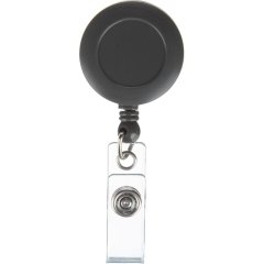 Держатель для бейджа Deli 8309 с рулеткой (без бейджа),80см, серый, 12шт/уп