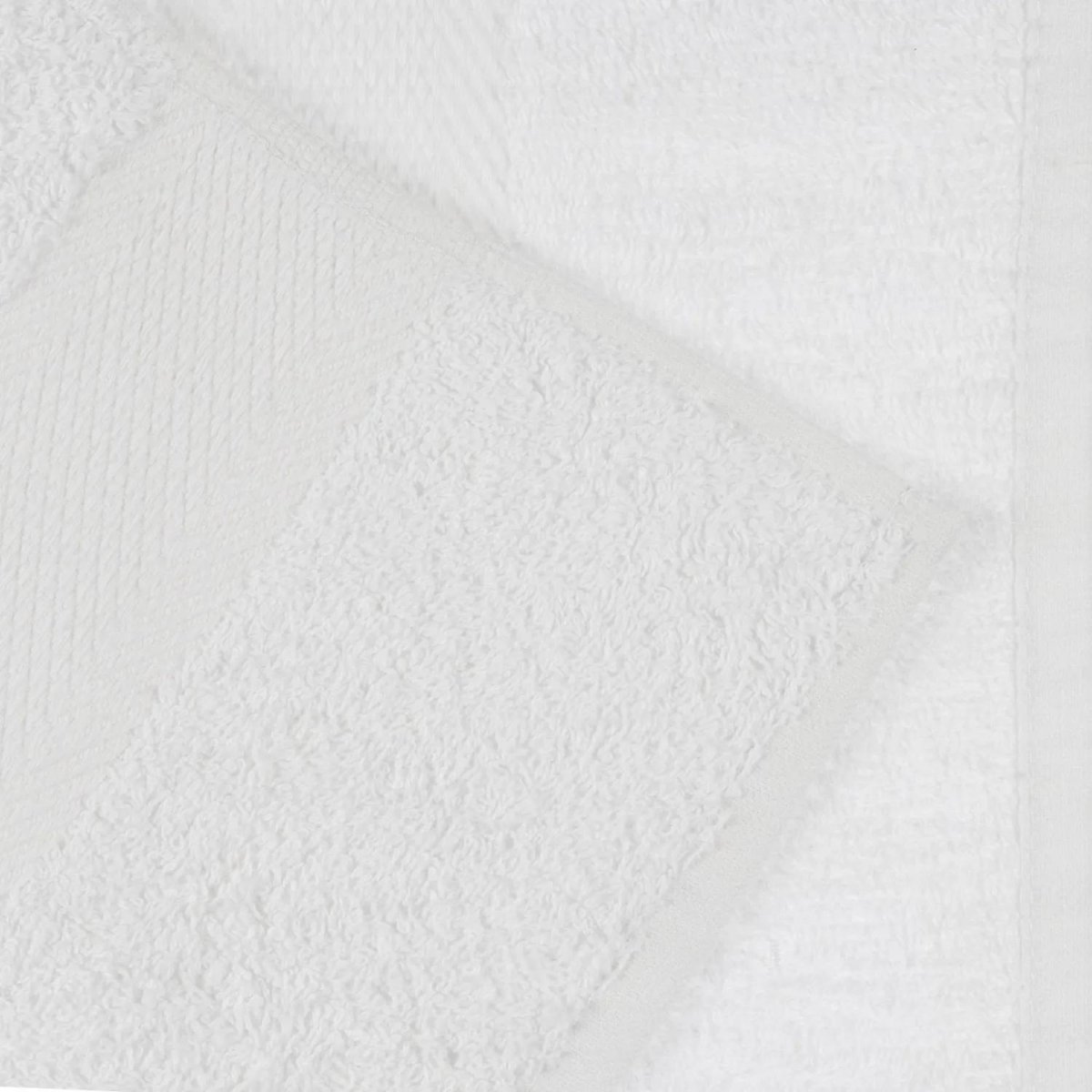 Набор полотенец махровых бордюр 440 г/м2, 50х90 белый, 10шт