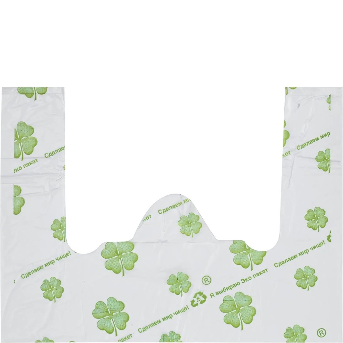 Пакет-майка Пакет Майка БИО с рисунком, 29x55x2x7 см, 15 мкм, 100 шт./уп