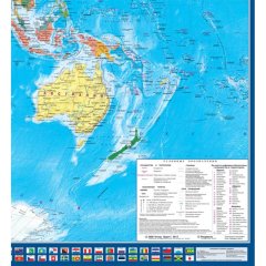 Карта настенная Мир политическая 1:22млн