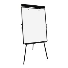 Флипчарт магнитно-маркерный Комус 100х70см на треноге регул.высота черный