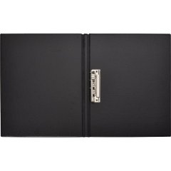 Папка с зажимом  черная Дания-Россия