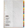 Разделитель листов 1-20, цв.картAttache,A4