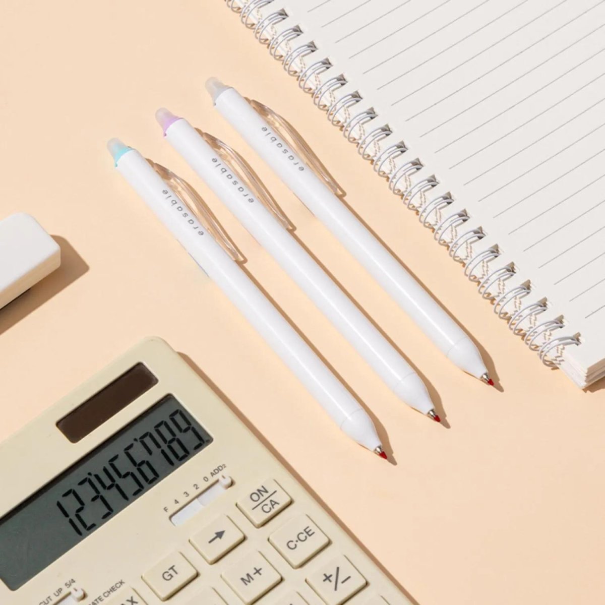 Ручка гелевая пиши-стирай Deli EG160-BL,автомат,пулевидн.нак,0.5мм,син