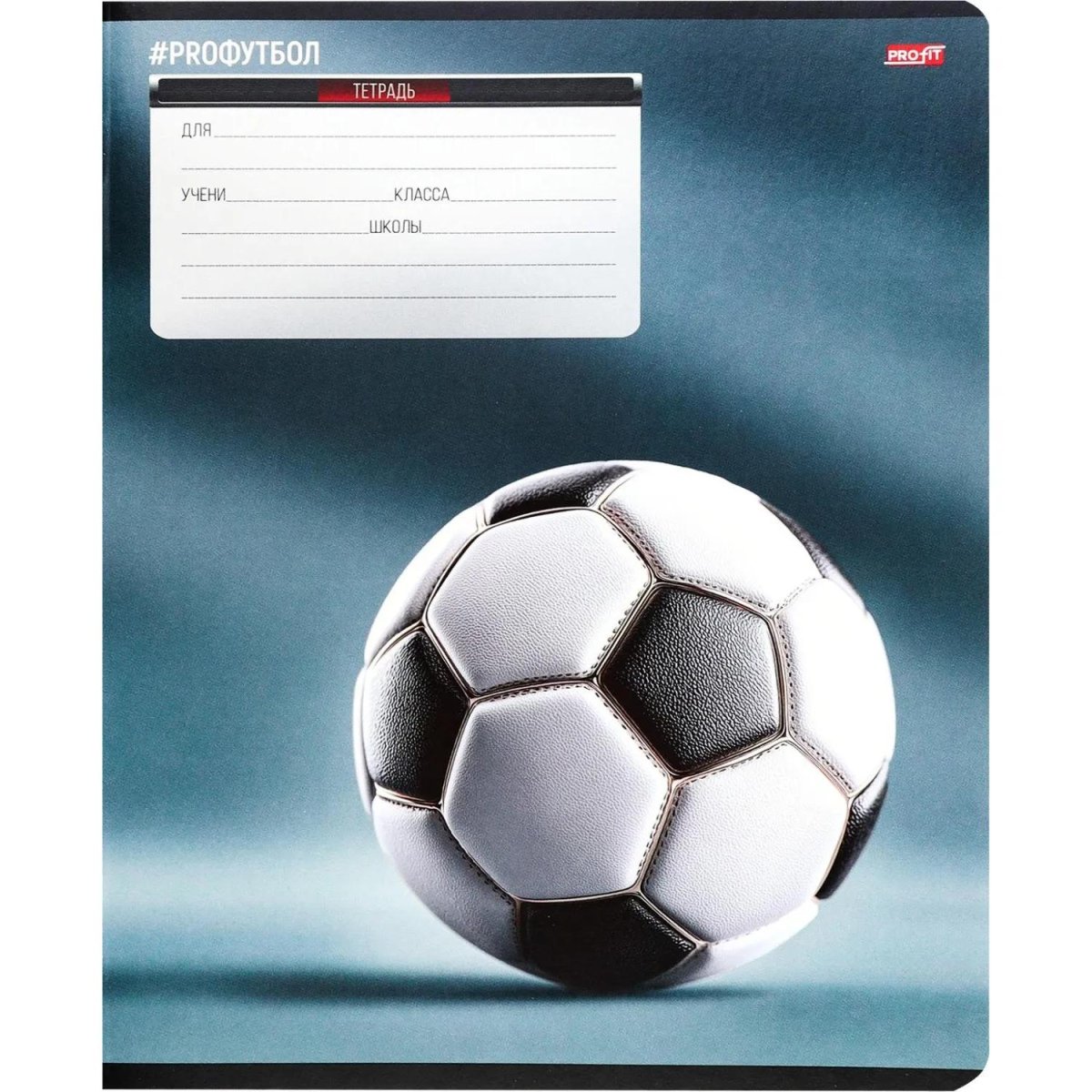 Тетрадь КЛЕТКА 12л. ФУТБОЛЬНЫЕ МЯЧИ - 20 цвет. мелов.обл.ассорти 12-0924)