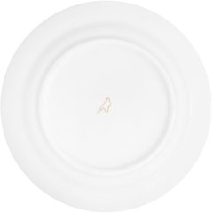 Тарелка мелкая диам. 175 мм Гладкий край Лисичка 25 шт/уп