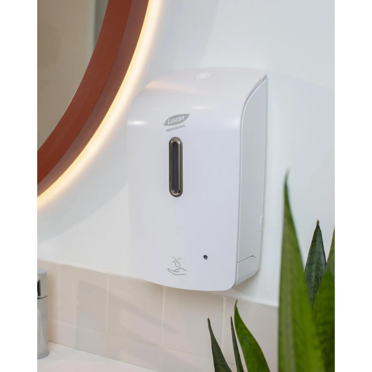 Дозатор для мыла-пены Luscan Prof Etalon сенсор 1000мл белый 151056