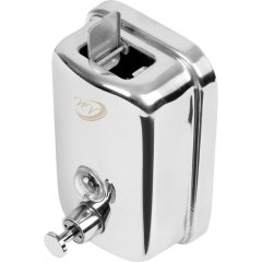 Дозатор для жидкого мыла нержавеющая сталь 500мл глянц 98х108х150 NV-2201