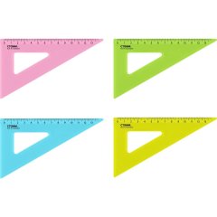 Треугольник 13 см угол 30 градусов NEON Cristal цвет ассорти ТК-33