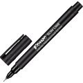 Маркер перманентный Комус, 0,5 мм, черный, игольчатый наконечик